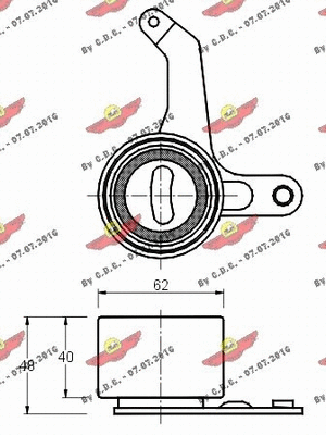 Tensioner Pulley, timing belt
