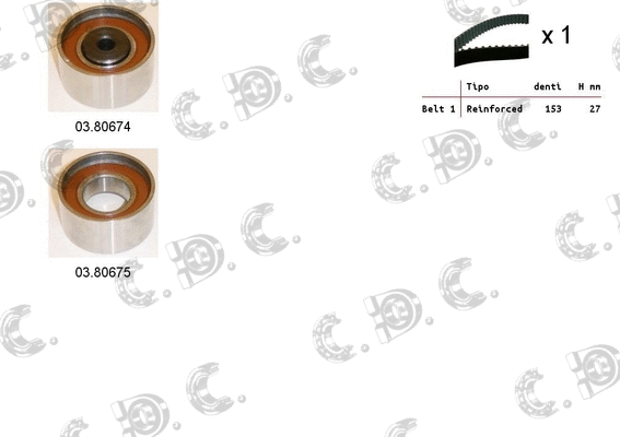 Timing Belt Kit (04.5287)