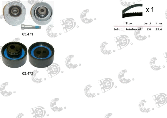 Timing Belt Kit (04.5218)