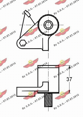Tensioner Pulley, timing belt