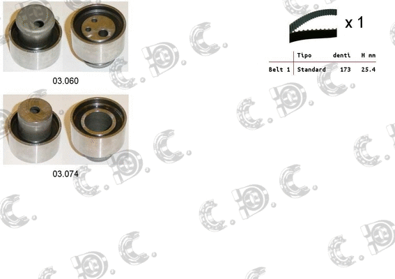 Timing Belt Kit (04.5190)