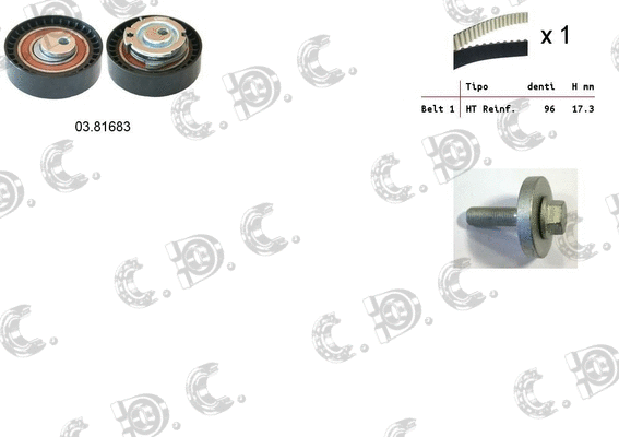 Timing Belt Kit (04.5319)