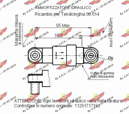 Vibration Damper, V-ribbed belt