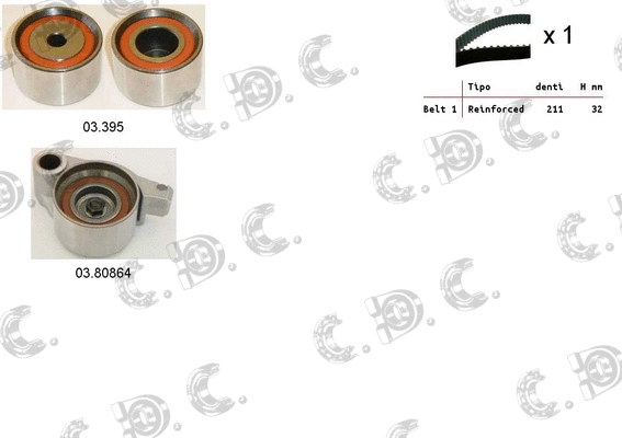 Timing Belt Kit (04.5397)