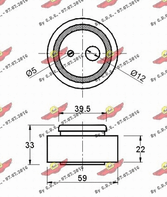 Tensioner Pulley, timing belt