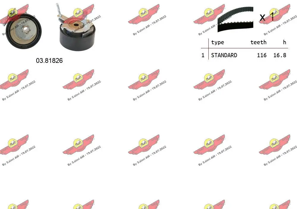 Timing Belt Kit (04.5484)