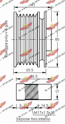 Alternator Freewheel Clutch