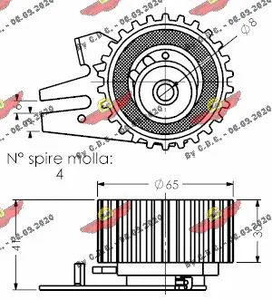 Tensioner Pulley, timing belt