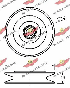 Belt Tensioner, V-ribbed belt
