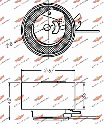 Tensioner Pulley, timing belt