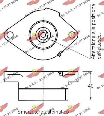 Belt Tensioner, V-ribbed belt