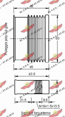 Alternator Freewheel Clutch