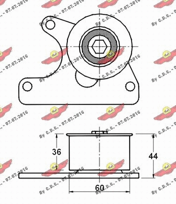 Tensioner Pulley, timing belt