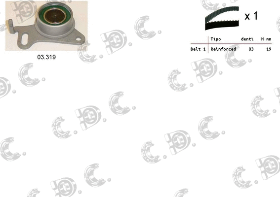 Timing Belt Kit (04.5432)