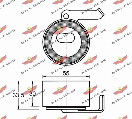 Tensioner Pulley, timing belt