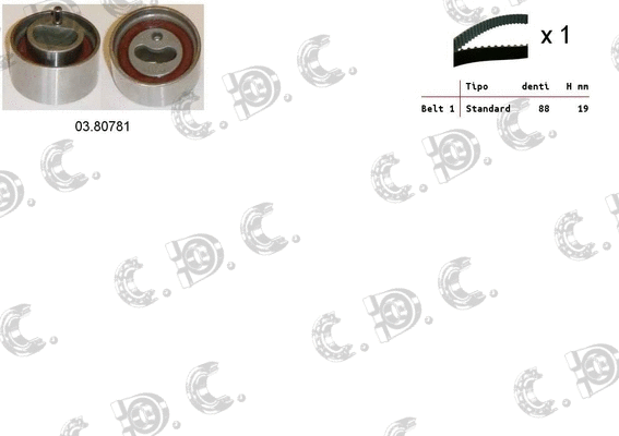 Timing Belt Kit (04.5342)