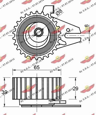 Tensioner Pulley, timing belt