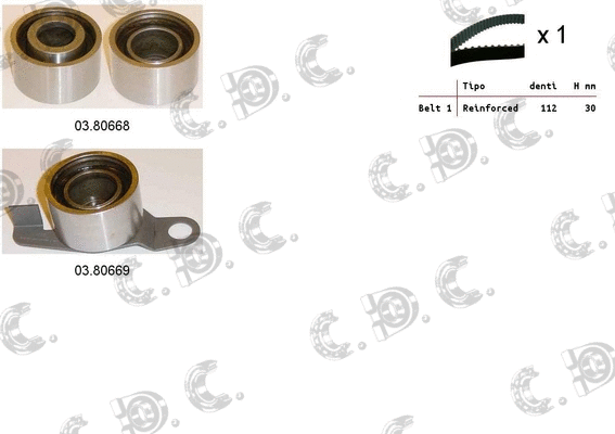 Timing Belt Kit (04.5141)