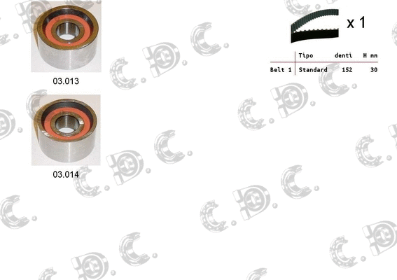 Timing Belt Kit (04.5041)