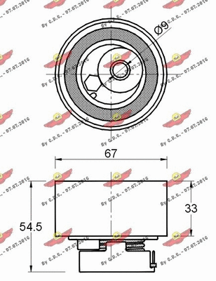 Tensioner Pulley, timing belt