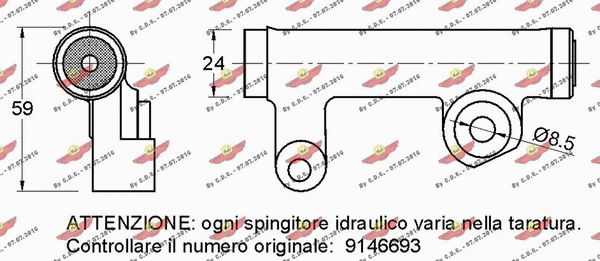 Vibration Damper, timing belt