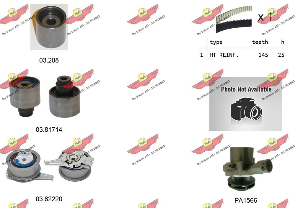 Water Pump & Timing Belt Kit (04.5479PA)