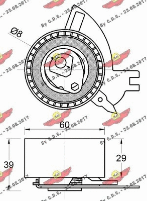 Tensioner Pulley, timing belt