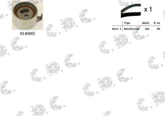 Timing Belt Kit (04.5424)