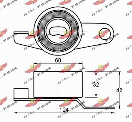 Tensioner Pulley, timing belt