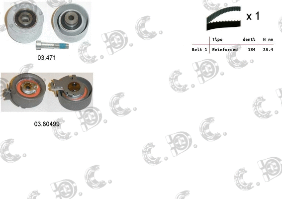 Timing Belt Kit (04.5112)