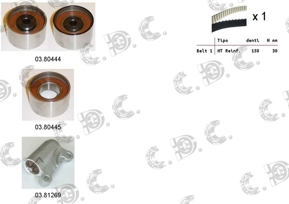 Timing Belt Kit (04.5448)