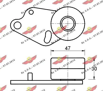 Tensioner Pulley, timing belt