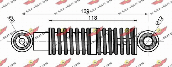 Vibration Damper, V-ribbed belt