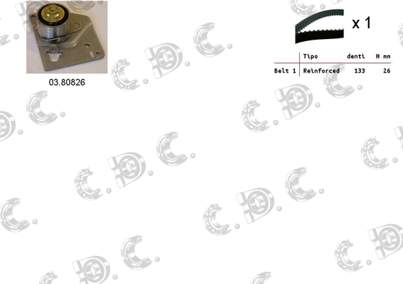 Timing Belt Kit (04.5120)