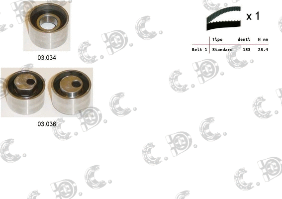 Timing Belt Kit (04.5157)