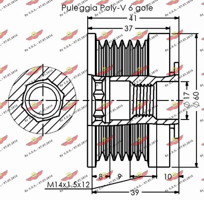Alternator Freewheel Clutch
