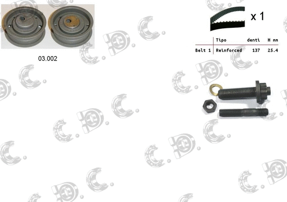 Timing Belt Kit (04.5068)