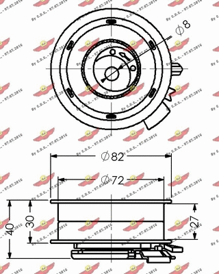 Tensioner Pulley, timing belt