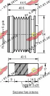 Alternator Freewheel Clutch