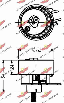 Tensioner Pulley, timing belt