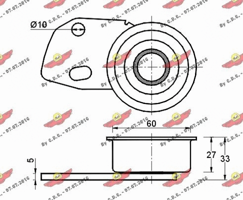 Tensioner Pulley, timing belt