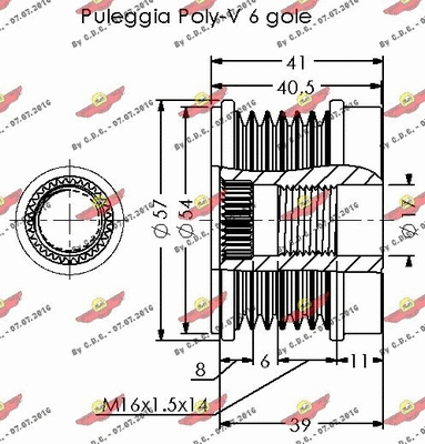 Alternator Freewheel Clutch