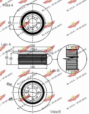 Belt Pulley, crankshaft