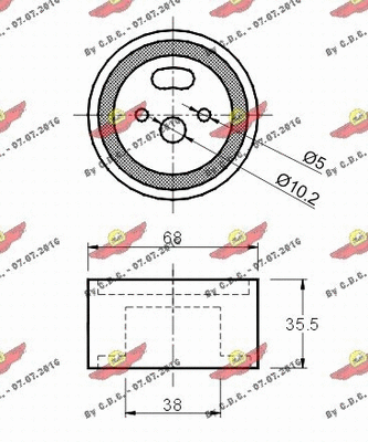 Tensioner Pulley, timing belt