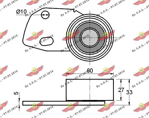 Tensioner Pulley, timing belt