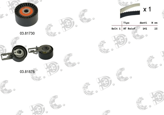 Timing Belt Kit (04.5348)