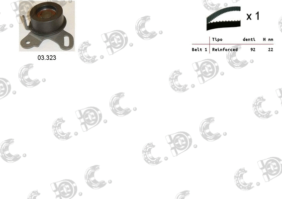 Timing Belt Kit (04.5429)