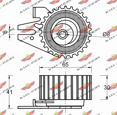Tensioner Pulley, timing belt