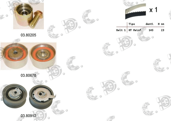 Timing Belt Kit (04.5291)