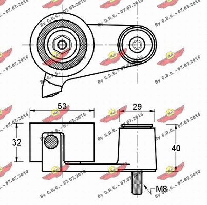 Tensioner Pulley, timing belt